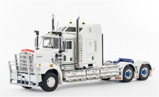 Drake Kenworth C509 Sleeper White Blue Chassis Australian 1:50 Truck Pre-built Model