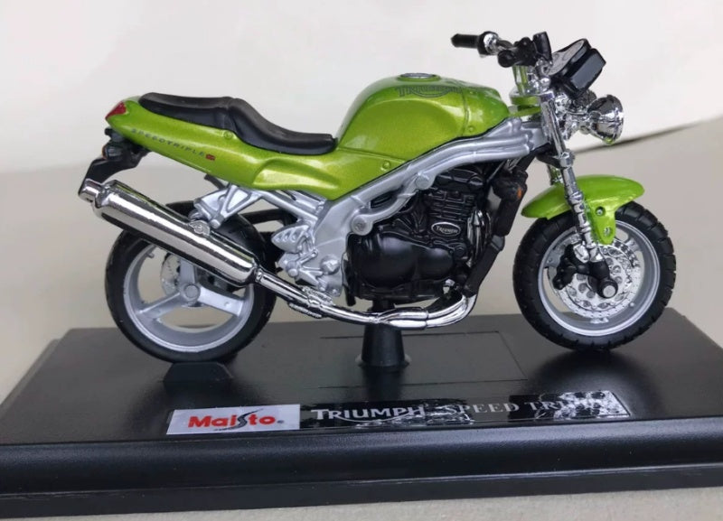 1:18 Triumph Speed Triple  Fluorescent Green  Maisto  Diecast Motorcycle Model