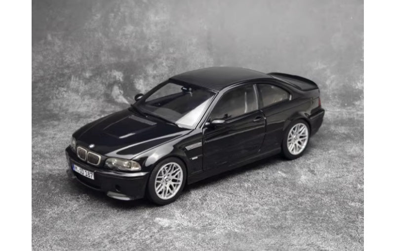 1:18 BMW M3 E46 CLS Norev Black Diecast Model view1