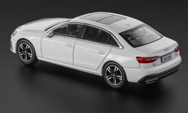 VAV AUDI A4L White Sedan 1:64 Car Pre-built Model