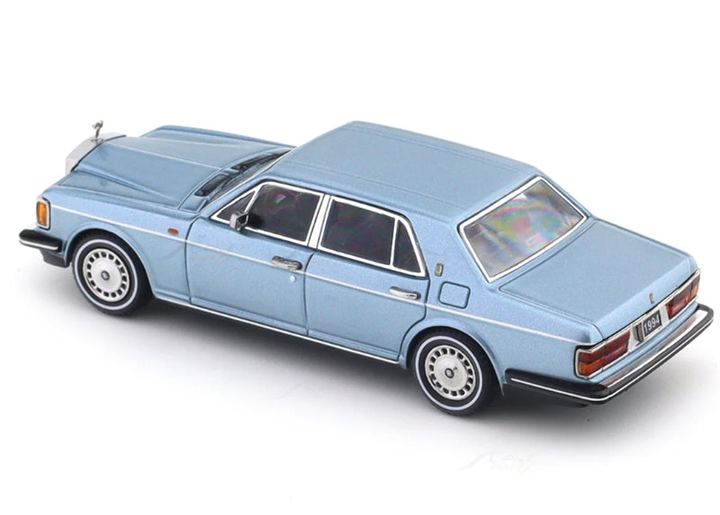 GFCC 1994 Rolls Royce Silver Spur III light blue Limited Edition LHD 1:64 car Pre-built Model view5