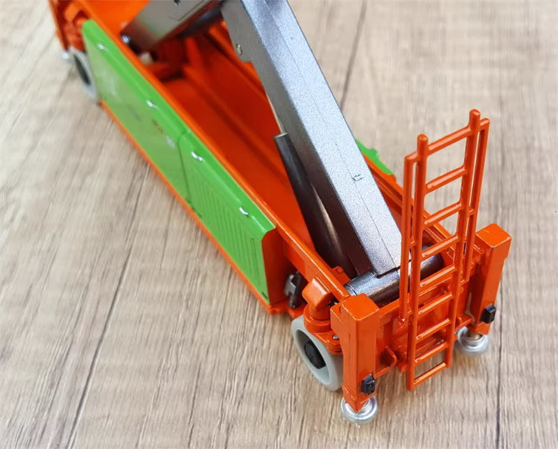 Dingli Self propelled scissor type aerial work platm red 1:35 Truck Pre-built Model
