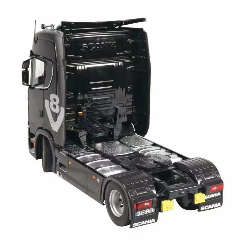 NZG  Scania V8 730S 4x2 black  1/18 DIECAST Truck Lorry