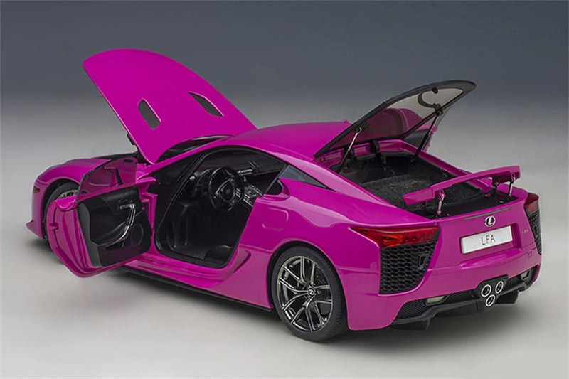 AUTOART LEXUS LFA Car pink 1:18 DIECAST car
