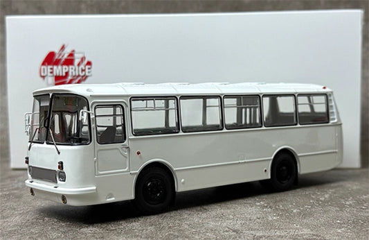 DEMPRICE Russian 695 Bus white 1:43 Bus Pre-built Model view1