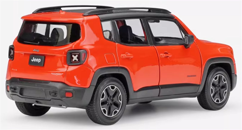 1:24 Jeep Renegade trailhawk  Orange  WELLY  DIECAST Car Model