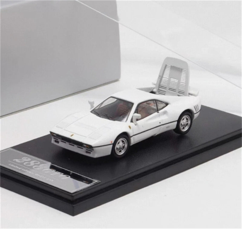 Hone Model Ferrari 288 GTO White Limited Edition 299PCS ONLY 1:64 car Pre-built Model view6