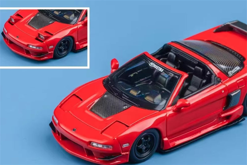1:64 Honda Acura NSXTRA Filp-Up Light Limited Edition 499pcs ONLY  Red Finclassically DIECAST Model