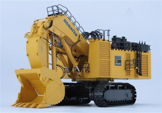BYMO KOMATSU PC8000-11 Diesel Mining Excavator Shovel yellow 1:50 DIECAST Truck Lorry