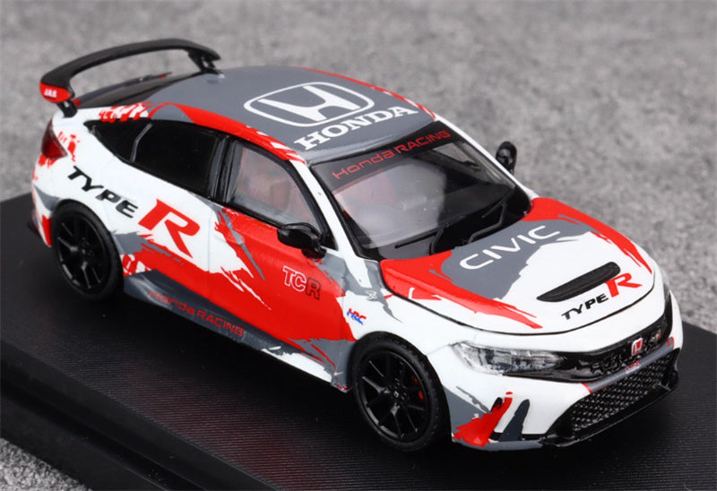 MOTORHELIX HONDA Civic Type R FL5 Racing TCR coating 1:64 Car Pre-built Model view8