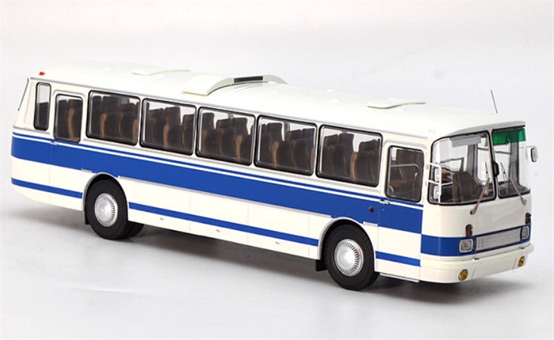 Demprice LIAZ 699 Russian Bus blue - white 1:43 Bus Pre-built Model view3