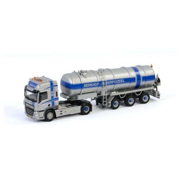 1:50 DAF BERKHOF B.V. MY2017 4X2 TANK TRAILER 3 AXLE WSI   DIECAST Model