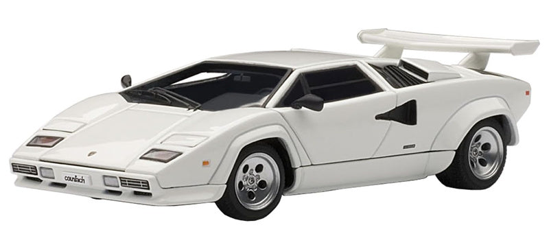AUTOART LAMBORGHINI COUNTACH LP5000S white fully open 1:43 Car Pre-built Model view1