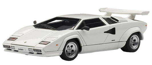 AUTOART LAMBORGHINI COUNTACH LP5000S white fully open 1:43 Car Pre-built Model view1