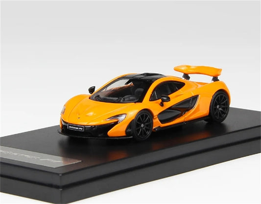 LCD-MODELS McLaren P1 Orange Super Car 1:64 car Pre-built Model view1