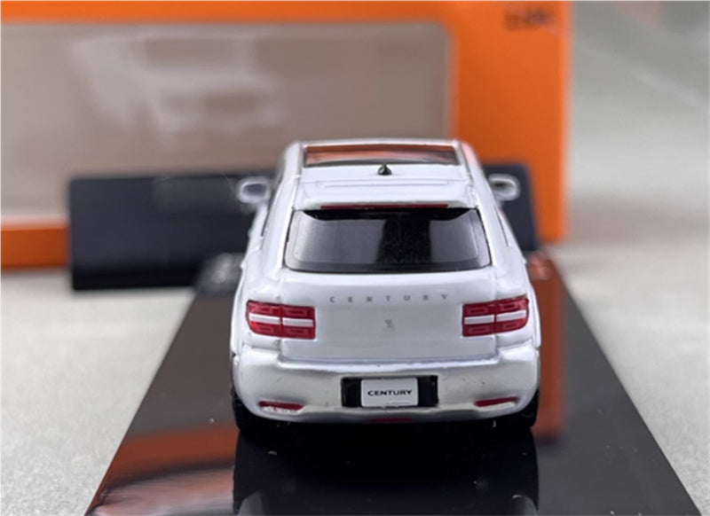 GCD Toyota Century 3rd Generation G70 SUV white silver right hand drive 1:64 Car Pre-built Model view7