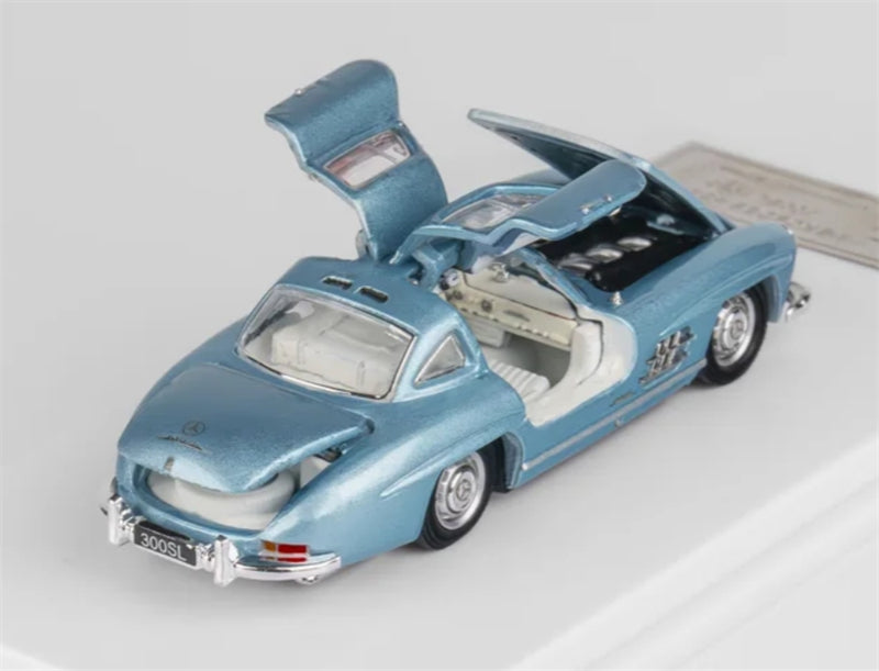 1:64 Mercedes Benz W198 300SL Ice Blue BSC DIECAST Limited Edition 999pcs ONLY Model