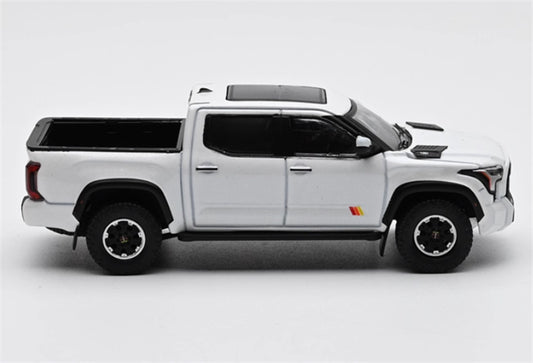 GCD Toyota Tundra TRD PRO pickup left-hand drive White 1:64 Car Pre-built Model view2