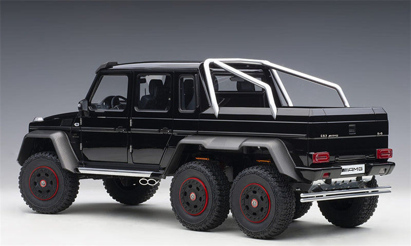 AUTOART MERCEDES BENZ G-CLASS G63 AMG 6X6 2013 Gloss Black 1/18 car Pre-a Model