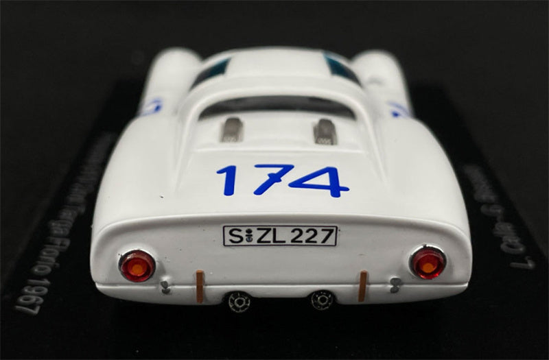 Spark Porsche 910 2nd Targa Florio 1967 L.CELLA 1:43 Car Pre-built Model view6