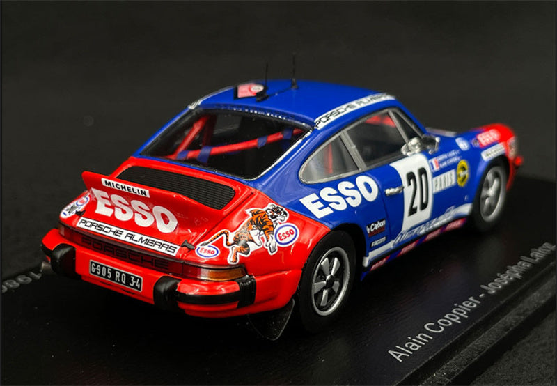 Spark Porsche 911 Carrera 9th #20 Rally Monte Carlo 1980 A.COPPIER - J.LALOZ 1:43 Car Pre-built Model view2