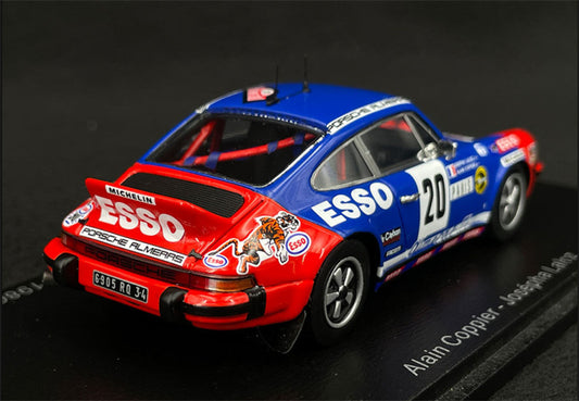Spark Porsche 911 Carrera 9th #20 Rally Monte Carlo 1980 A.COPPIER - J.LALOZ 1:43 Car Pre-built Model view2