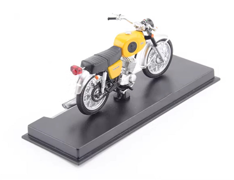 Modimio Soviet Izhevsk motorcycle IZH-PLANETA-SPORT Favorite version Yellow motorcycle Pre-built Airliner Model Display view4