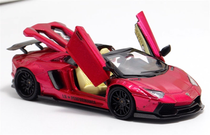 Rhino Model Lamborghini AVENTADOR LP700-4 LBWK Supercar Limited Edition 666PCS ONLY 1:64 Car Pre-built Model view5
