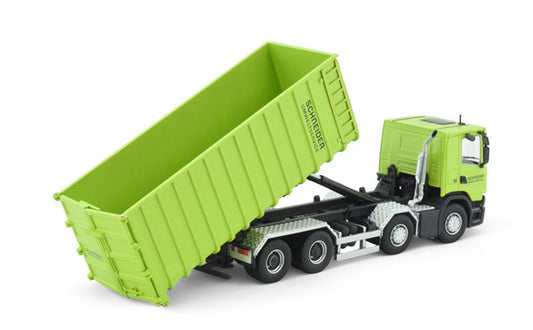 Tekno Scania Next Gen G-Serie 4-assige dump truck Schneider umweltservice 1:50 Truck Pre-built Model