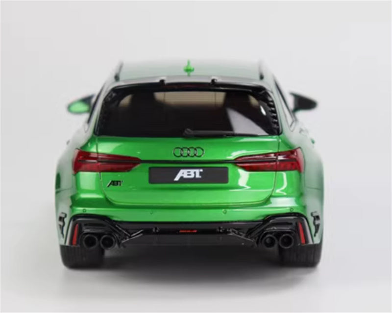 1:18 Audi ABT RS6-R C8  Metallic Green  GT SPIRIT W/ roof box Limited Edition 666PCS ONLY Resin Car Model