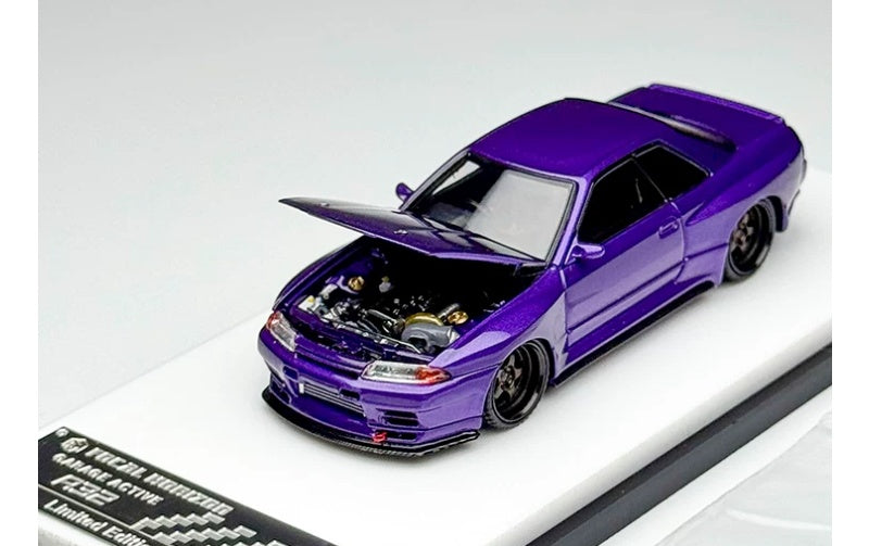 1:64 Nissan GTR-R32  Metal Purple Focal Horizon  Limited Edition 999PCS ONLY DIECAST Model