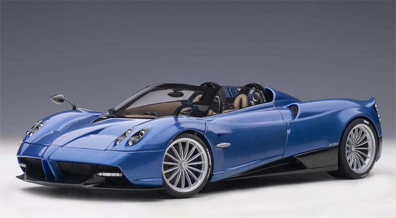 AUTOART Pagani Huayra Roadster Blue Carbon 1:18car Pre-a Model