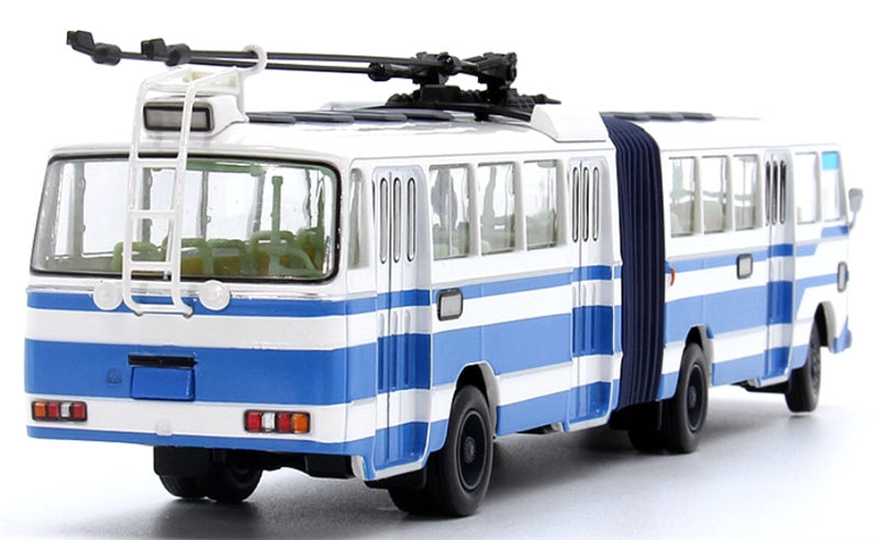 AUTO-GLIMPSE Shanghai Bus SK561G articulated trolley bus blue 1:64 Bus Pre-built Model view7