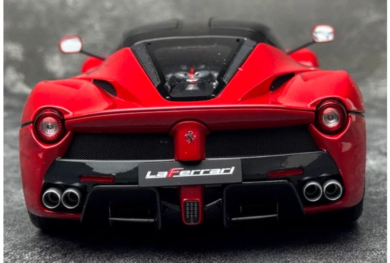 1:18 Ferrari LaFerrari  Red Black Cover - Black Wheel BBR MODELS  DIECAST Model