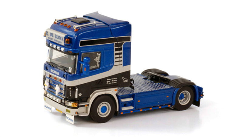WSI SCANIA R4 TOPLINE 4X2 ROLAND DE BLOCK 1:50 Truck Pre-built Model