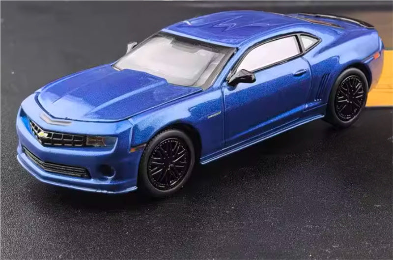Fine works 64 Chevrolet Camaro Blue Hard Top Limited Edition 1:64 Car Pre-built Model view1