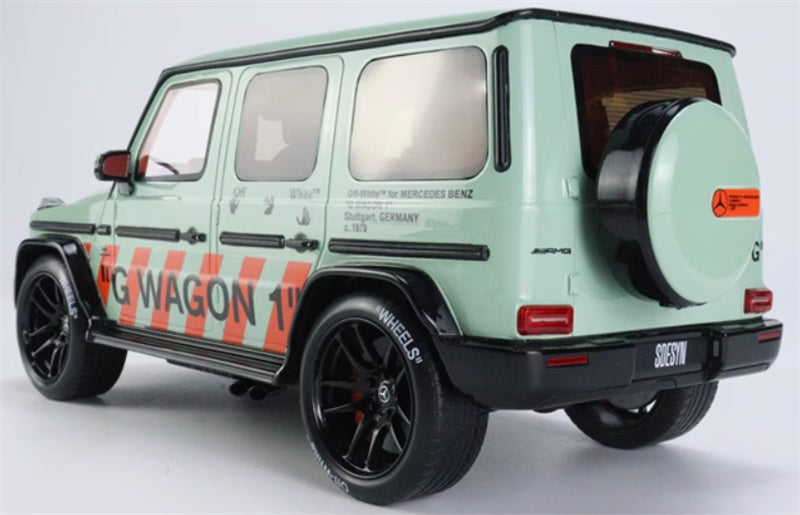 GT Spirit Mercedes AMG G63 Off-White G WAGON 1 SDESYN Limited Edition 504PCS ONLY 1:18 Truck Pre-built Model view5