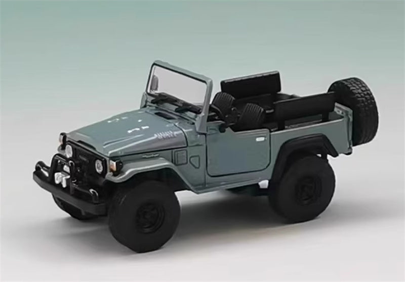 Rhino Model Toyota FJ40 Land Cruiser J40/LC40 grey 1:64 Truck Pre-built Model view1
