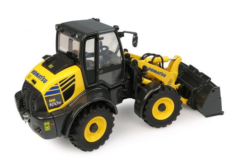 Universal Hobbies Komatsu WA100M-8 Wheel Loader Forklift 1:50 Truck Pre-built Model