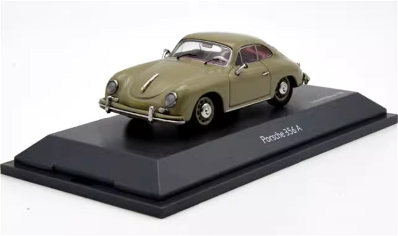 Schuco Porsche 356A Coupe olive drab Hard top Limited Edition 750PCS ONLY 1:43 Car Pre-built Model view1