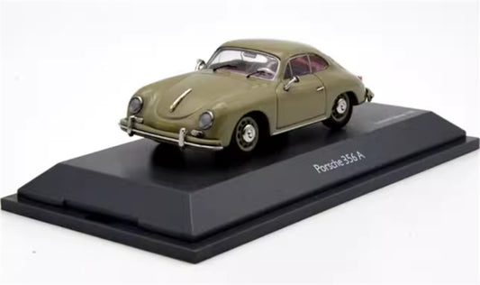 Schuco Porsche 356A Coupe olive drab Hard top Limited Edition 750PCS ONLY 1:43 Car Pre-built Model view1