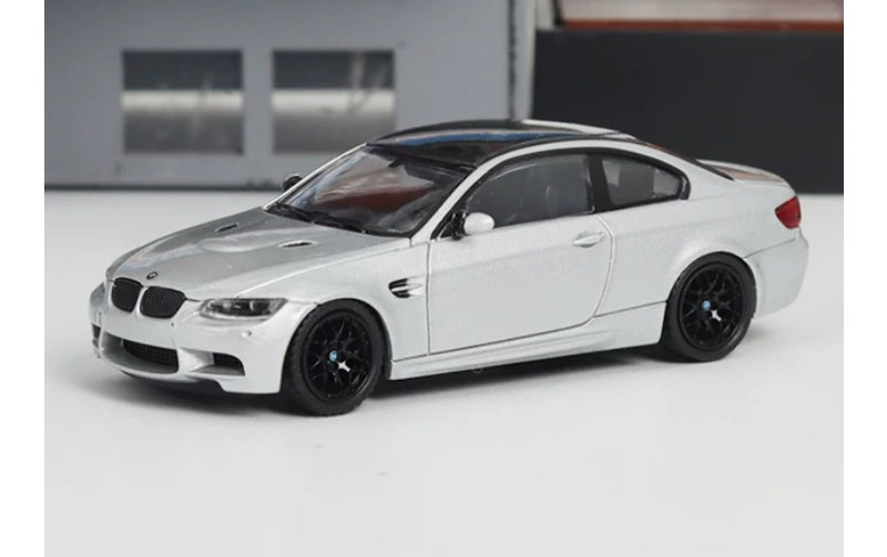 1:64 BMW M3 E92  Silver Carbon top Fine model  Limited Edition 699PCS ONLY DIECAST Model