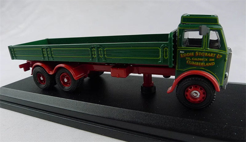 FLOZ Atkinson 3 Axle Dropside Pickup container truck Eddie Stobart army green 1:76 Truck Pre-built Model