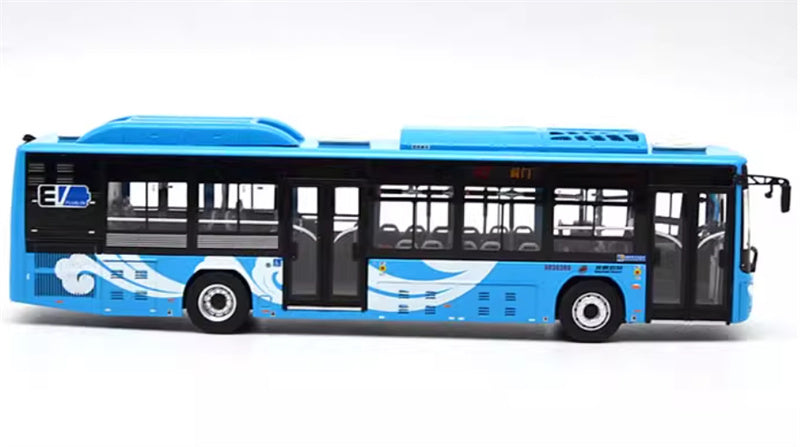 Beijing Public Transport Foton Xiangyun Blue Single Machine Route 82 1:64 Bus Pre-built Model view3