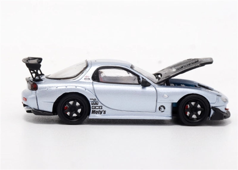 1:64 Mazda RX-7 RE Amemiya‌ Ice Blue BSC DIECAST Limited Edition 499pcs ONLY Model