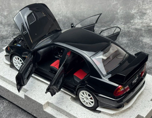 1:18 Mitsubishi Lancer Evolution VI (6.5) GSR T.M.E  Pyrenees Black MOTORHELIX Limited Edition 499PCS ONLY DIECAST Model