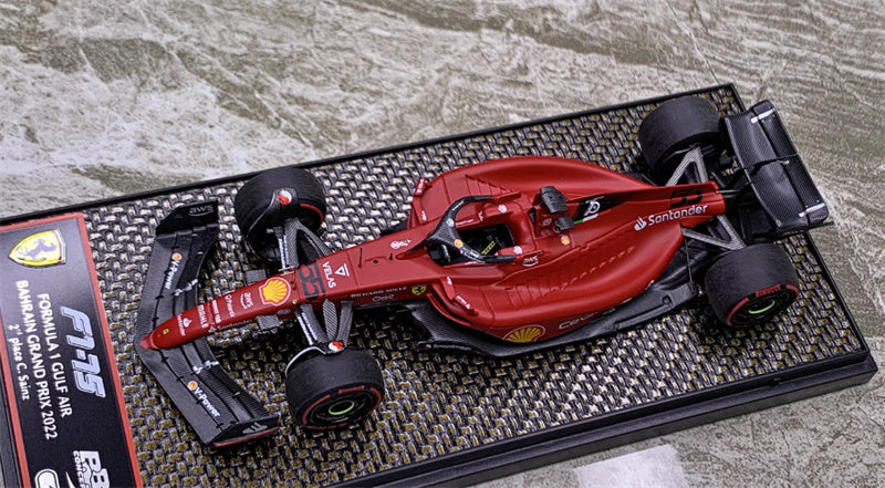 1:43 BBR MODELS Ferrari F1-75 BAHRAIN GRAND PRIX 2022 #55 C.Sainz LTD 55PCS view6