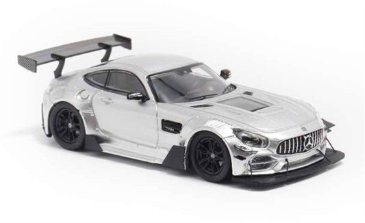 1:64 Mercedes Benz AMG GTS Silver BSC DIECAST Model
