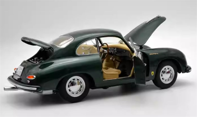 Schuco Porsche 356 A Carrera Coupe Green hardtop Limited Edition 1000PCS ONLY 1:18 Car Pre-built Model view4