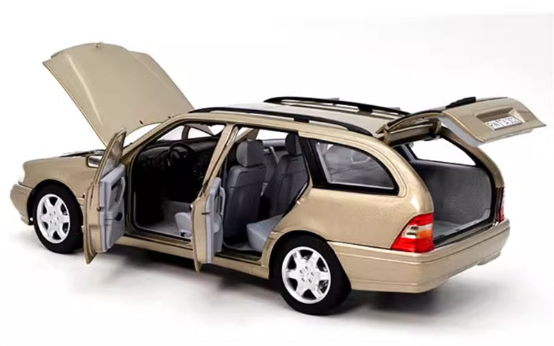 NOREV Mercedes Benz C-CLASS T 1997 station wagon Champagne Gold 1:18 Car Pre-built Model view2